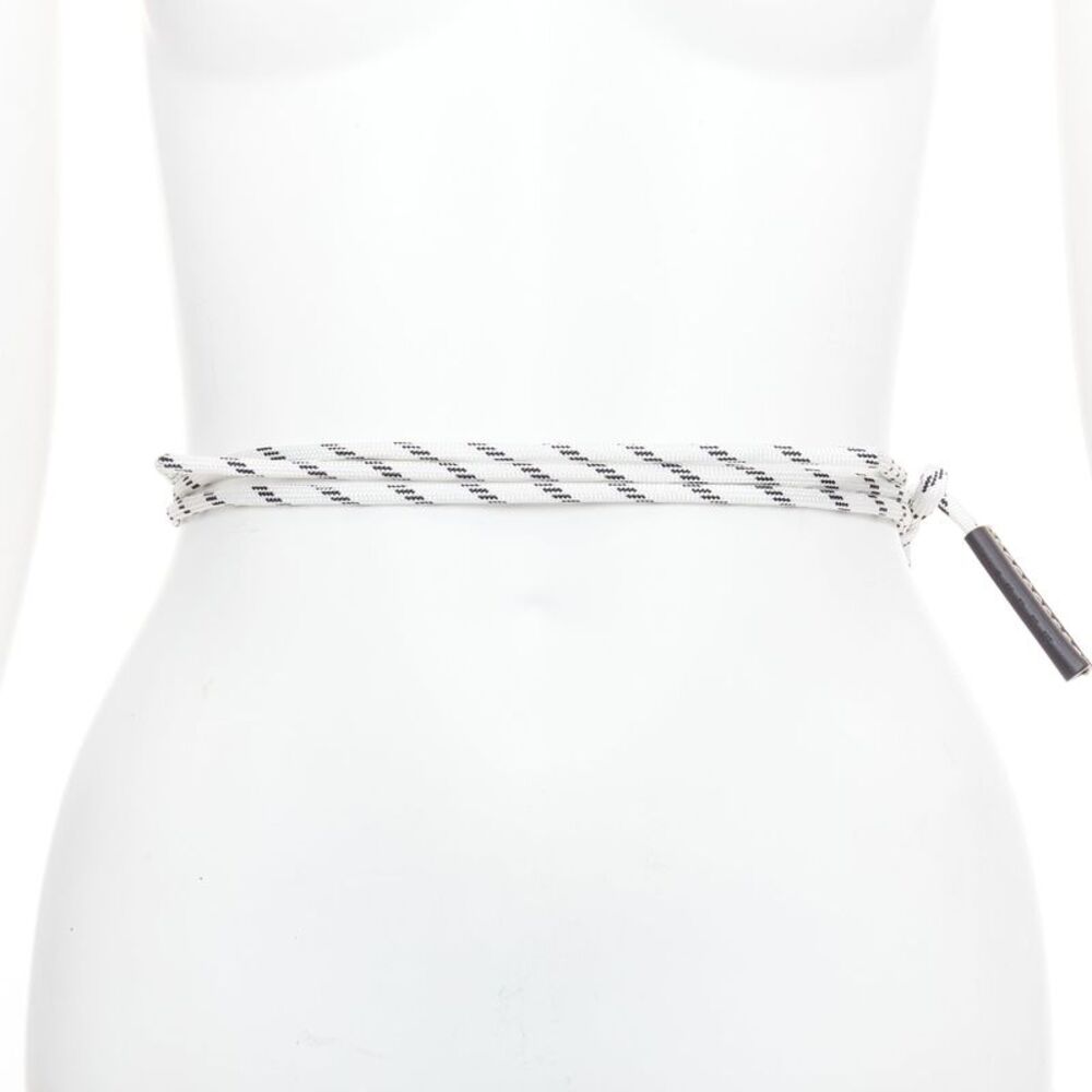 Marni Leather Trim Rope Tie Wrap Belt